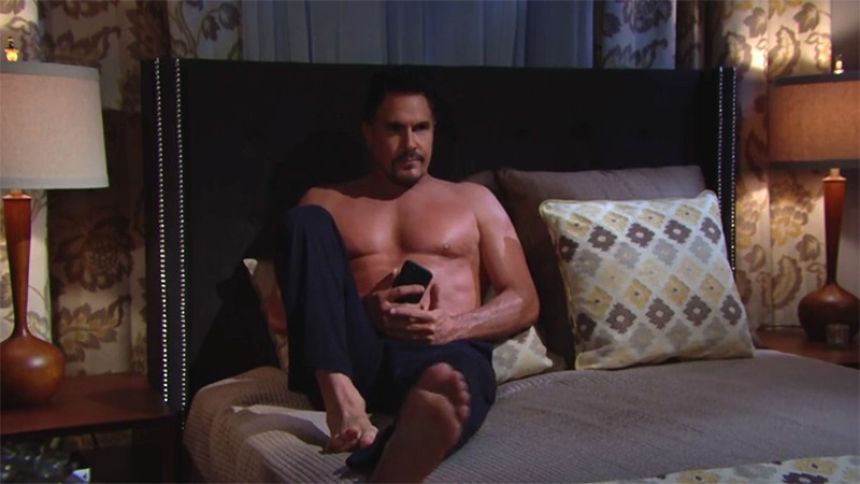 Bill (Don Diamont) est bien résolu à connaître la vérité. Top Modèles,
épisode 7962 (19 décembre 2019,
TVA)