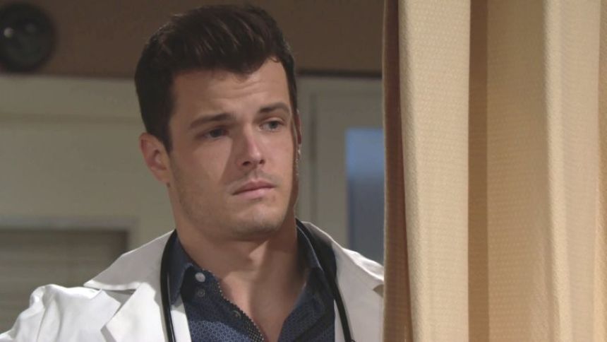 Kyle (Michael Mealor) est prêt à tout pour voir Lola. Les Feux de l'Amour,
épisode 11631 (25 février 2019,
CBS)