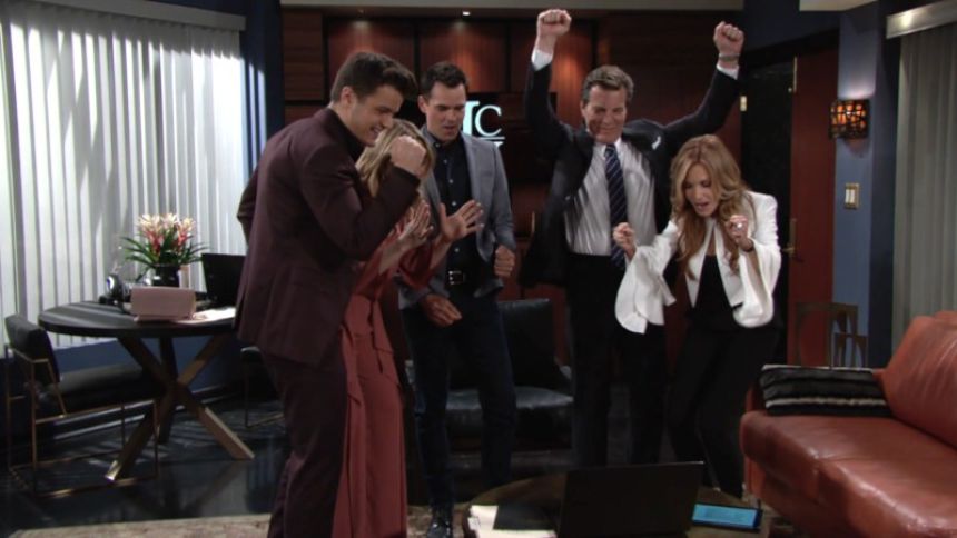 Jack (Peter Bergman) lance Jabot Collective ! Les Feux de l'Amour,
                     épisode 11698 (3 juin 2019,
CBS)