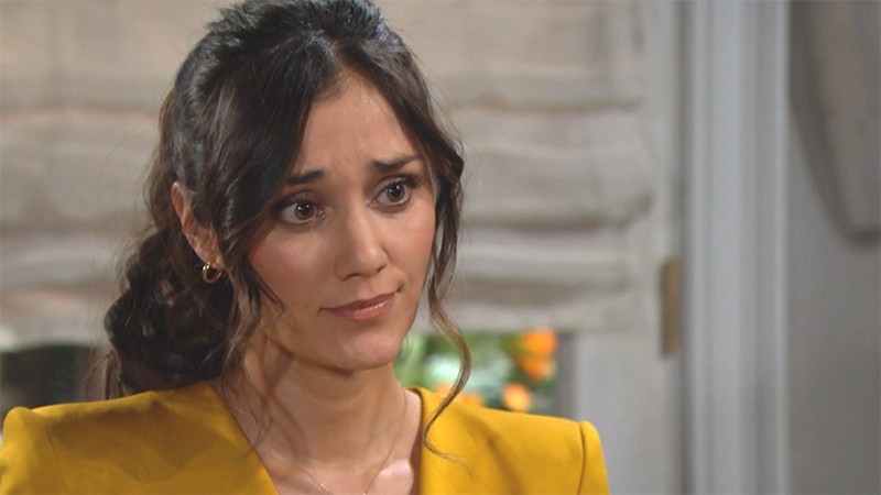 Penny (Monica Ruiz) voudrait que Sally dise toute la vérité. Top Modèles,
épisode 8306 (13 mai 2021,
TVA)