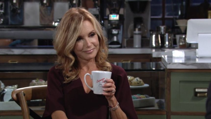 Lauren (Tracey E. Bregman) trouve que Jack est seul depuis bien trop longtemps ! Les Feux de l'Amour,
épisode 11966 (12 octobre 2020,
CBS)