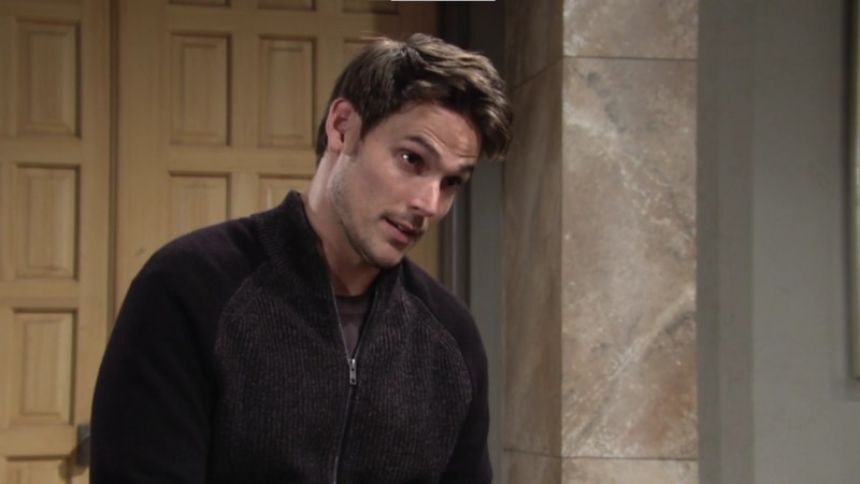 Adam (Mark Grossman) refuse de quitter Genoa si Chelsea est souffrante. Les Feux de l'Amour,
épisode 6331 (2 juin 2023,
AUVIO)