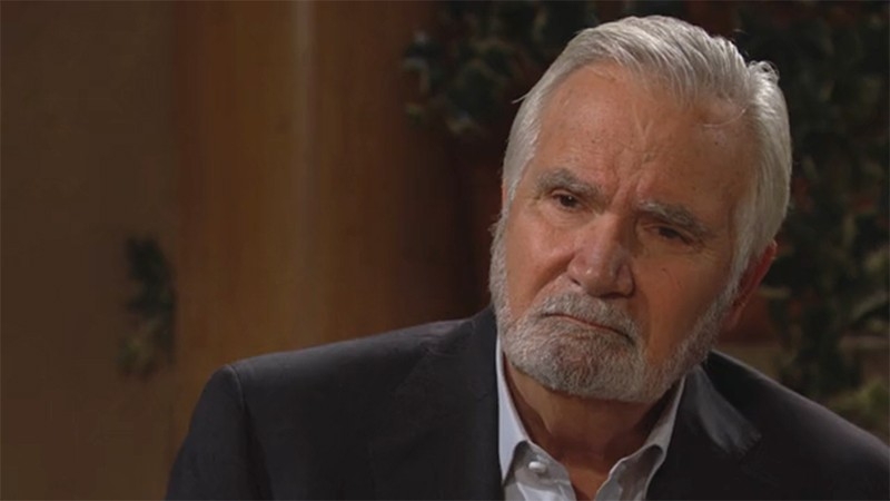 Eric (John McCook) aimerait se réconcilier avec sa femme. Top Models,
                     épisode 8499 (21 juillet 2021,
RTS)