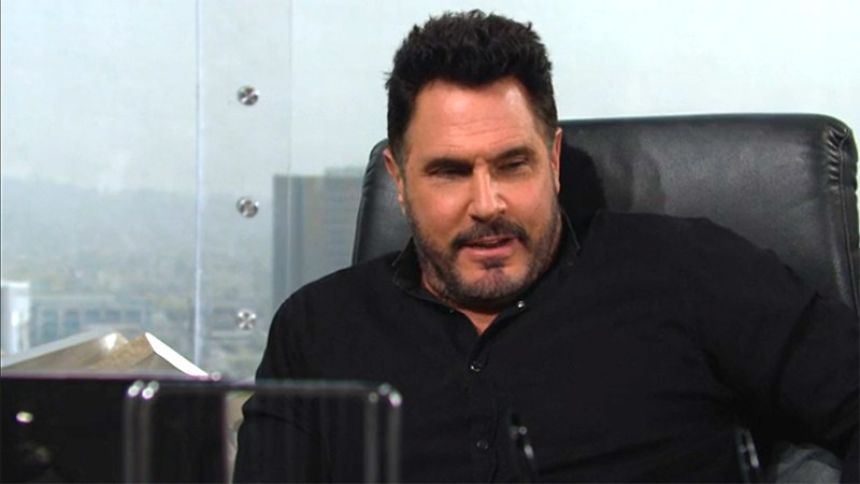 L'attitude de Liam ne rassure pas Bill (Don Diamont)... Top Modèles,
épisode 8519 (23 mars 2022,
TVA)