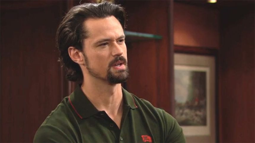 Thomas (Matthew Atkinson) apprend qui a tué son ami. Top Modèles,
                     épisode 8532 (11 avril 2022,
TVA)
