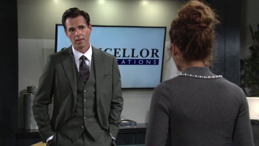 Billy (Jason Thompson) a une nouvelle idée en tête... Les Feux de l'Amour,
épisode 12144 (5 juillet 2021,
CBS)