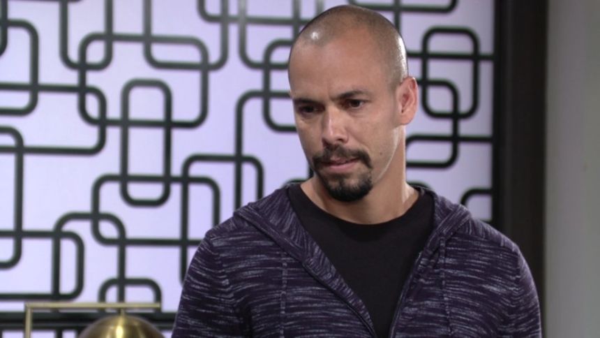 Devon (Bryton James) est prêt à tout pour protéger Amanda. Les Feux de l'Amour,
épisode 8891 (31 janvier 2024,
TF1)