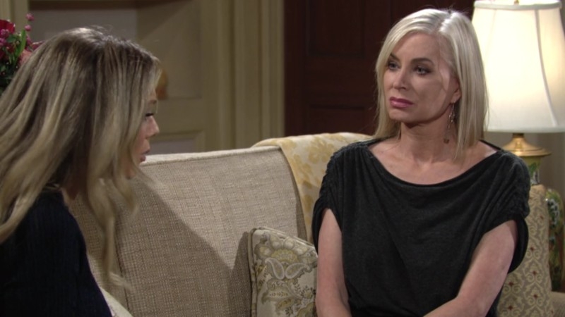 Ashley (Eileen Davidson) s'interroge sur le choix de sa fille. Les Feux de l'Amour,
                     épisode 6566 (23 mai 2024,
AUVIO)