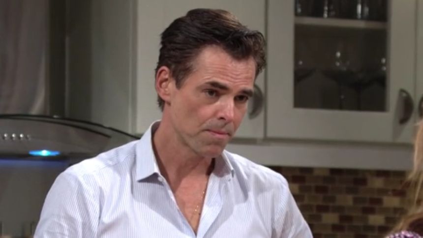 Billy (Jason Thompson) promet à Lily qu'il sera toujours là pour la soutenir. Les Feux de l'Amour,
épisode 12251 (3 décembre 2021,
CBS)