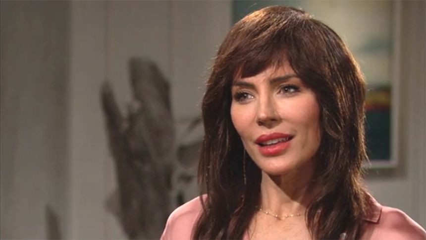 Taylor (Krista Allen) est de retour à Los Angeles ! Amour, Gloire et Beauté/Top Models,
épisode 8664 (10 décembre 2021,
CBS)