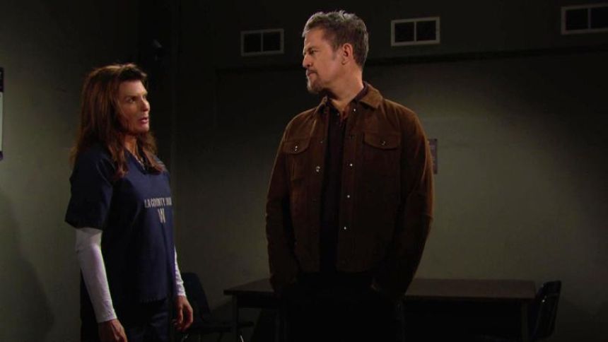 Sheila rappelle à Jack (Ted King) qu’ils s’aimaient… Amour, Gloire et Beauté,
                     épisode 9010 (16 avril 2024,
TF1PLUS)