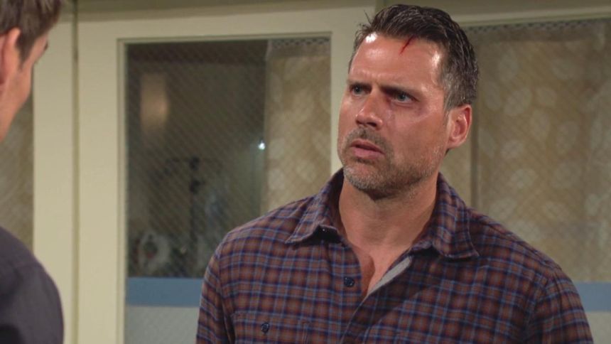 Nick (Joshua Morrow) découvre ce qu'Adam et Sally viennent de vivre. Les Feux de l'Amour,
épisode 12643 (20 juin 2023,
CBS)