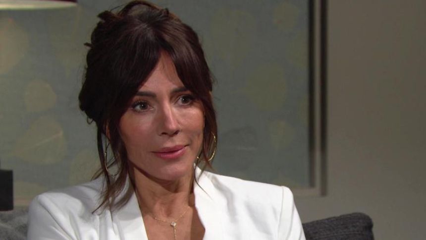 Taylor (Krista Allen) sait ce qui attend Ridge… Amour, Gloire et Beauté/Top Models,
épisode 9051 (28 juin 2023,
CBS)