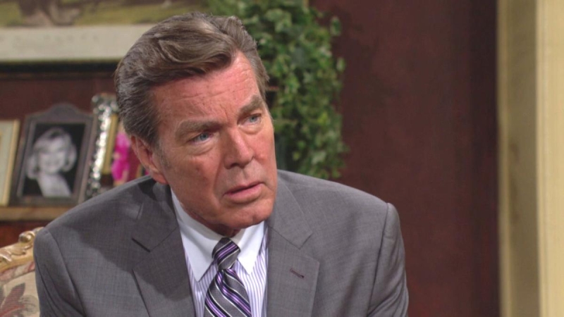 Jack (Peter Bergman) réalise l'ampleur du fossé qui sépare Kyle et Summer. Les Feux de l'Amour,
épisode 12651 (30 juin 2023,
CBS)