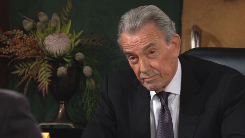 Victor (Eric Braeden) est intransigeant. Les Feux de l'Amour,
épisode 12713 (28 septembre 2023,
CBS)