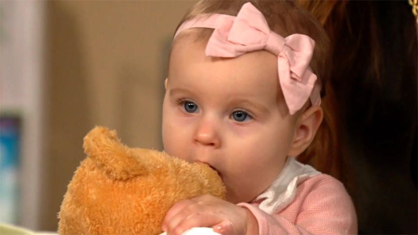 C'est le grand jour pour Aria (Maddie & Millie Ingle). Les Feux de l'Amour,
épisode 12740 (6 novembre 2023,
CBS)
