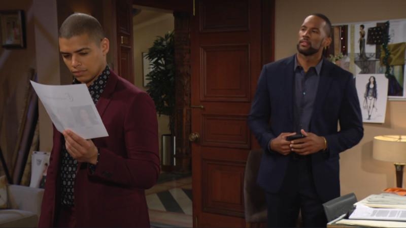 Carter (Lawrence Saint-Victor) sait ce que ressent Zende… Top Models,
                     épisode 9227 (3 juin 2024,
RTS)