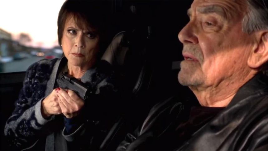 Jordan (Colleen Zenk) se méfie de son otage. Les Feux de l'Amour,
épisode 12826 (12 mars 2024,
CBS)