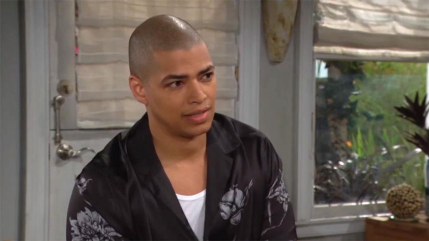 Zende (Delon De Metz) se questionne sur sa relation avec Luna. Top Models,
épisode 9239 (19 juin 2024,
RTS)