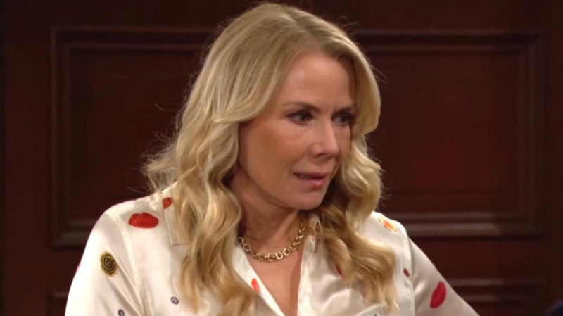 Brooke (Katherine Kelly Lang) n'arrive pas à croire ce qui est arrivé ! Top Modèles,
                     épisode 9256 (20 février 2025,
TVA)