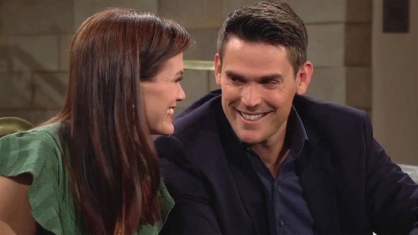 Adam (Mark Grossman) et Chelsea (Melissa Claire Egan) ont de bonnes raisons d'être optimistes ! Les Feux de l'Amour,
épisode 12893 (17 juin 2024,
CBS)