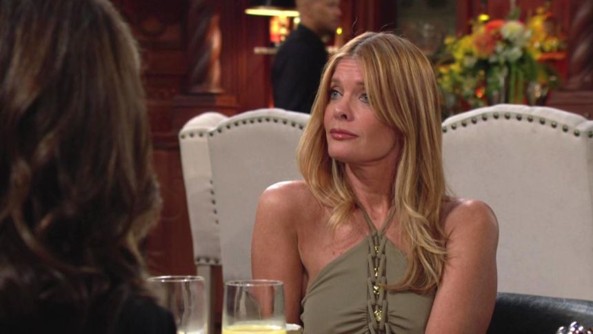 Phyllis (Michelle Stafford) affirme que tout est la faute de Kyle. Les Feux de l'Amour,
épisode 12932 (9 août 2024,
CBS)