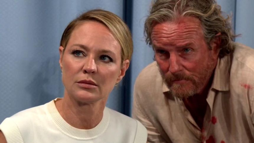Cameron (Linden Ashby) nourrit la rancœur de Sharon. Les Feux de l'Amour,
épisode 12946 (29 août 2024,
CBS)