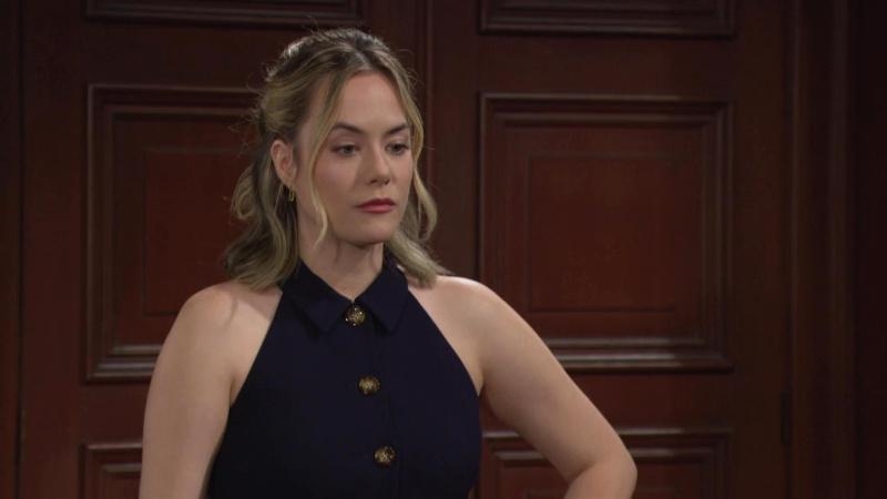 Hope (Annika Noelle) reçoit une douche froide ! Amour, Gloire et Beauté,
épisode 9358 (25 août 2025,
TF1PLUS)