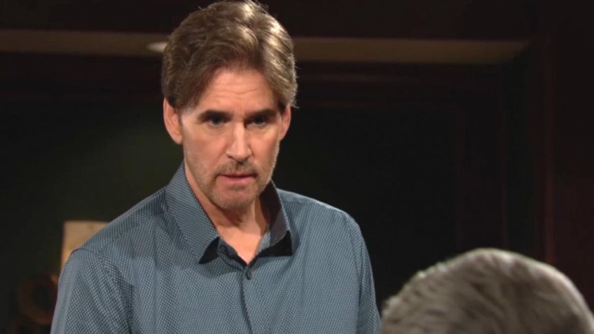 Cole (J. Eddie Peck) met les choses au clair avec Victor. Les Feux de l'Amour,
épisode 12960 (18 septembre 2024,
CBS)