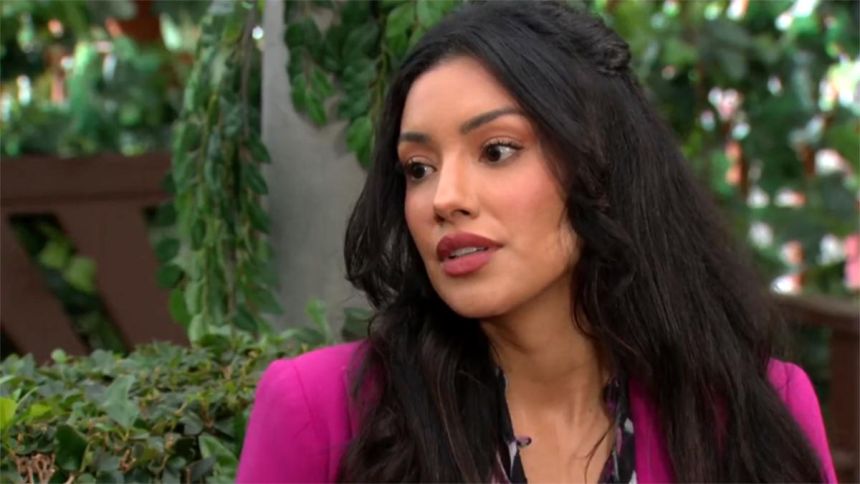 Audra (Zuleyka Silver) encourage Sally à se venger. Les Feux de l'Amour,
épisode 12963 (23 septembre 2024,
CBS)