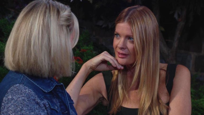 Phyllis (Michelle Stafford) évoque les hommes qu'elle a aimés. Les Feux de l'Amour,
épisode 12982 (18 octobre 2024,
CBS)