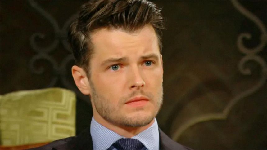 Kyle (Michael Mealor) est très déçu par ce qu'il apprend. Les Feux de l'Amour,
                     épisode 12996 (7 novembre 2024,
CBS)