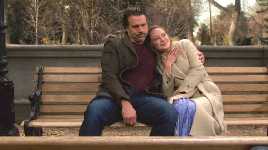 Quoi qu'il arrive, Nick (Joshua Morrow) est là pour Sharon. Les Feux de l'Amour,
épisode 13013 (4 décembre 2024,
CBS)