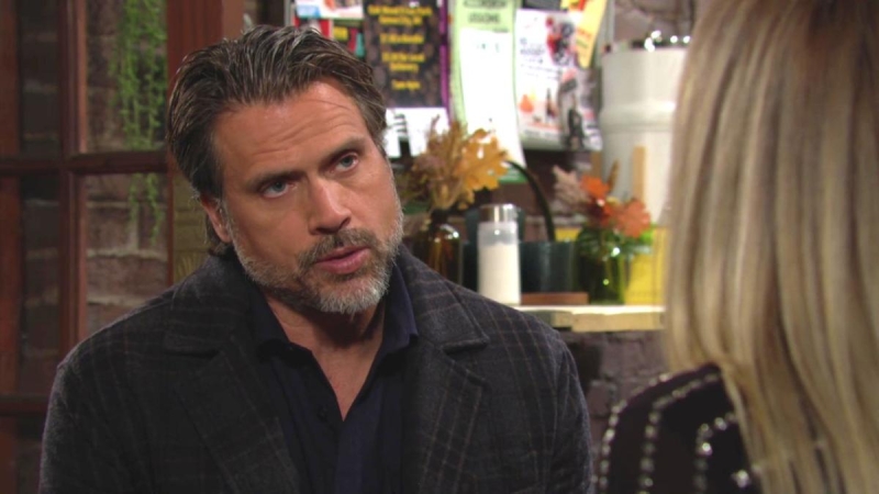 Nick (Joshua Morrow) pense qu'avec le temps, les gens pardonneront Sharon. Les Feux de l'Amour,
épisode 13059 (12 février 2025,
CBS)