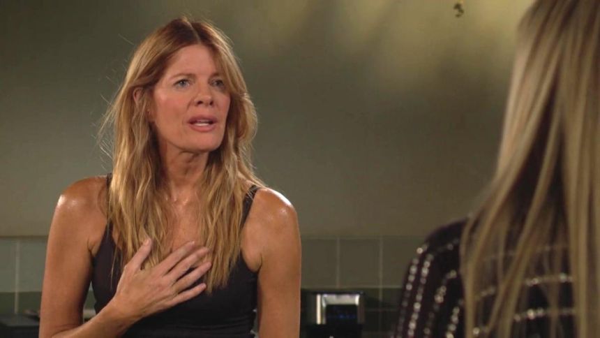 Phyllis (Michelle Stafford) ne pardonnera jamais à Sharon ce qu'elle a fait subir à sa famille. Les Feux de l'Amour,
épisode 13077 (10 mars 2025,
CBS)
