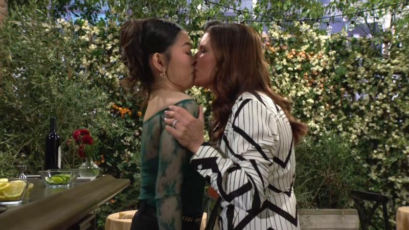 Luna (Lisa Yamada) est prise au dépourvu ! Amour, Gloire et Beauté/Top Models,
                     épisode 9486 (18 mars 2025,
CBS)