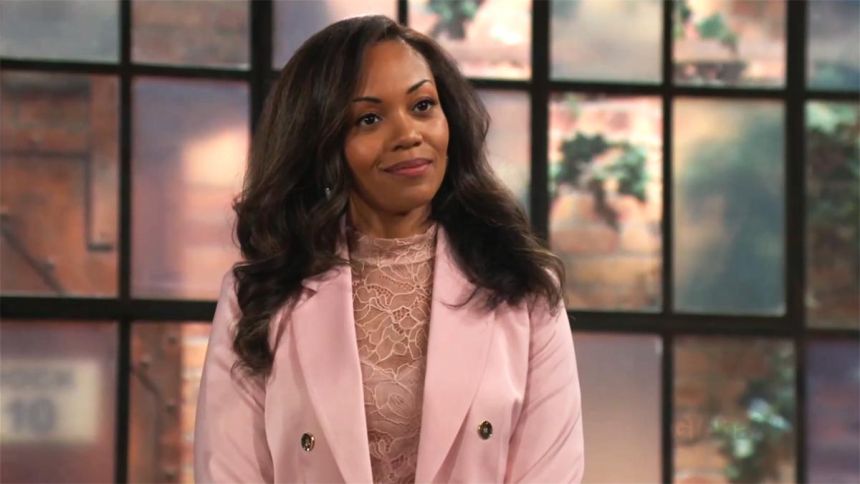 Les Winters ont plus d'une raison d'être étonnés par le retour d'Amanda (Mishael Morgan). Les Feux de l'Amour,
                     épisode 13124 (16 mai 2025,
CBS)
