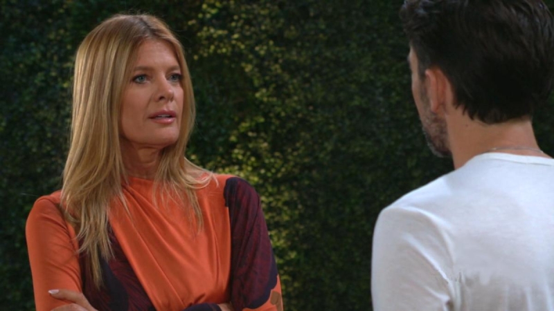 Phyllis (Michelle Stafford) estime être la meilleure pour diriger Chancellor. Les Feux de l'Amour,
épisode 13152 (25 juin 2025,
CBS)