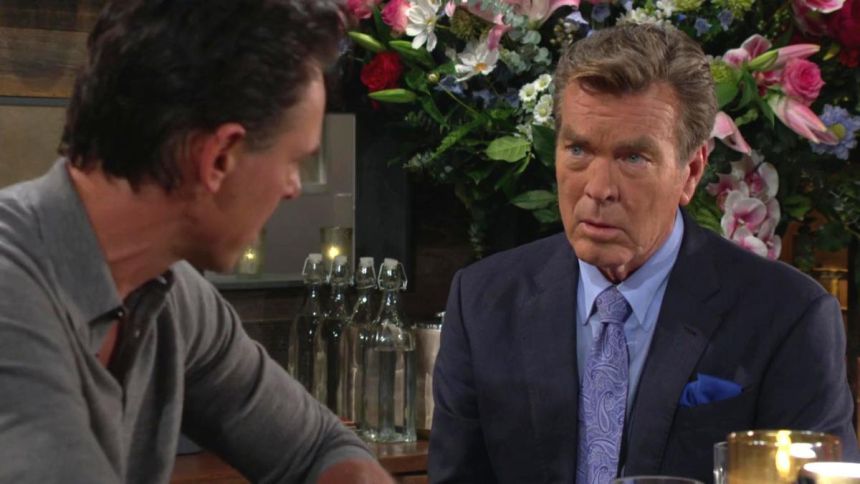 Jack (Peter Bergman) voit que le gouffre entre Billy et Jill est toujours plus grand. Les Feux de l'Amour,
épisode 13184 (8 août 2025,
CBS)