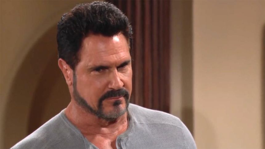 Bill (Don Diamont) a de bonnes raisons d'être furieux... ! Amour, Gloire et Beauté/Top Models,
                     épisode 9586 (11 août 2025,
CBS)