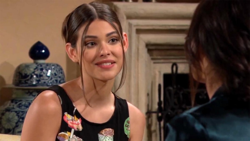 Electra (Laneya Grace) rêve de sa première fois, sans se douter de ce qui se passe à la même seconde... Amour, Gloire et Beauté/Top Models,
épisode 9593 (21 août 2025,
CBS)