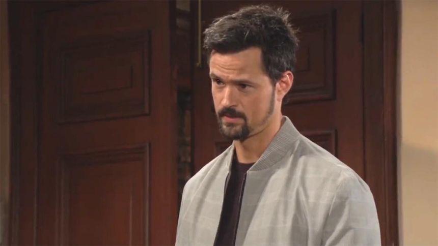 L'avertissement de Thomas (Matthew Atkinson) à Brooke a comme des airs de menace. Amour, Gloire et Beauté/Top Models,
épisode 9604 (5 septembre 2025,
CBS)