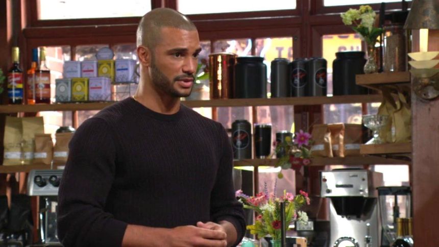 Holden (Nathan Owens) tient à être clair. Les Feux de l'Amour,
                     épisode 13211 (16 septembre 2025,
CBS)