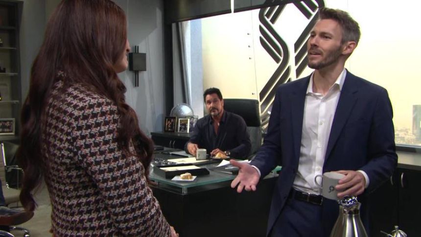 Liam (Scott Clifton) est en pleine forme. Amour, Gloire et Beauté/Top Models,
                     épisode 9639 (24 octobre 2025,
CBS)