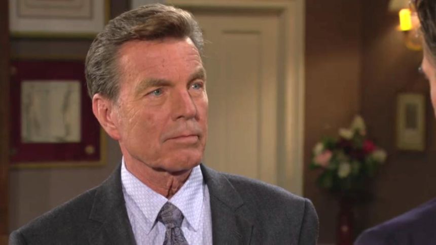 Jack (Peter Bergman) veut protéger la famille et Jabot avec l'aide de Billy. Les Feux de l'Amour,
                     épisode 13242 (29 octobre 2025,
CBS)