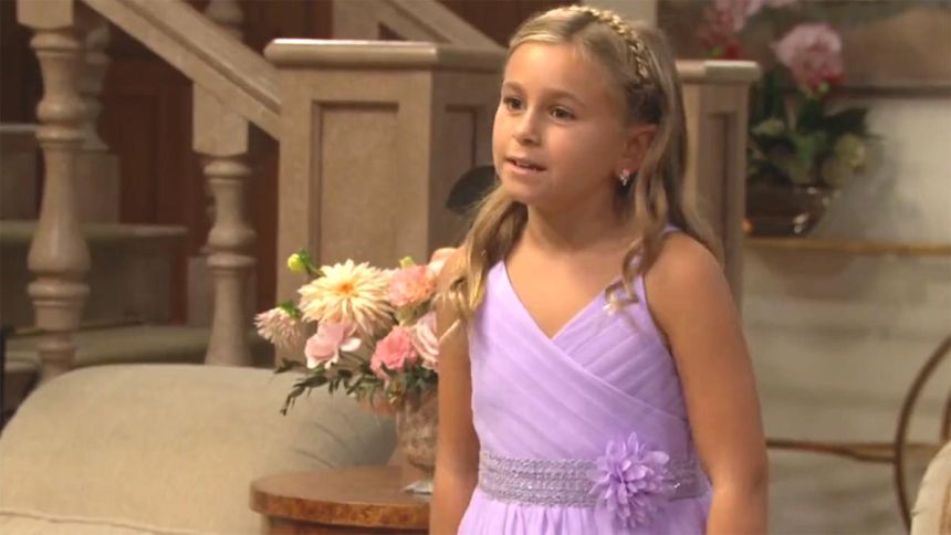 Beth (Jordyn Lynn Gracie) fait une proposition étonnante à ses parents... ! Amour, Gloire et Beauté/Top Models,
                     épisode 9643 (30 octobre 2025,
CBS)