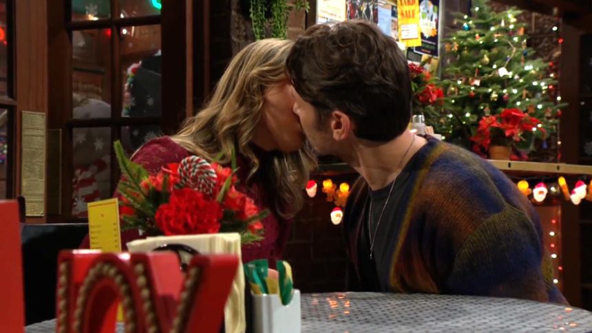 Tessa (Cait Fairbanks) ne demande qu'à être aimée. Les Feux de l'Amour,
                     épisode 13284 (31 décembre 2025,
CBS)