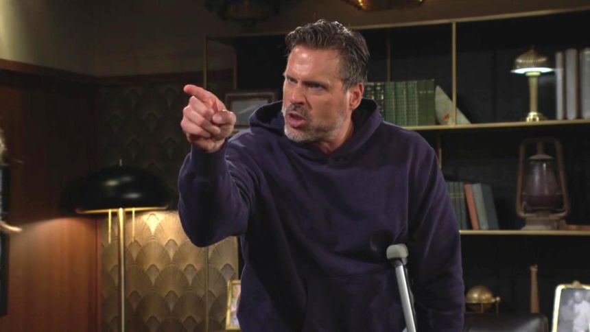 Nick (Joshua Morrow) ne comprend pas comment Phyllis peut infliger ça à sa famille. Les Feux de l'Amour,
                     épisode 13294 (15 janvier 2026,
CBS)