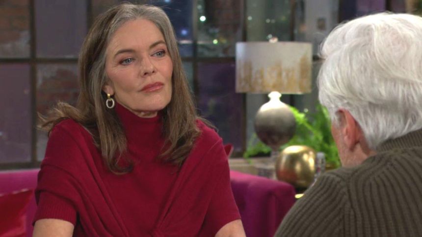 Diane (Susan Walters) comprend que Jack avait vu juste. Les Feux de l'Amour,
                     épisode 13295 (16 janvier 2026,
CBS)