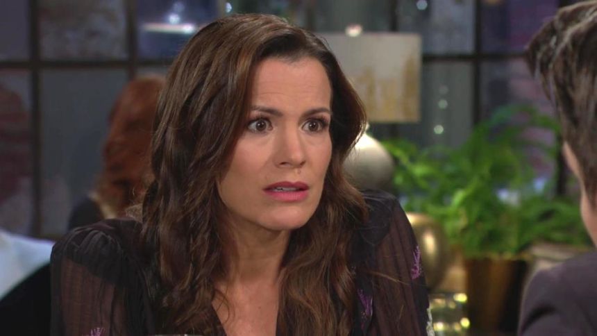 Chelsea (Melissa Claire Egan) s'inquiète des conséquences de ce plan. Les Feux de l'Amour,
                     épisode 13304 (29 janvier 2026,
CBS)